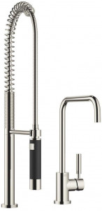 33820625-08_1_27789970-08_1 Смеситель однорычажный с profi-душевым гарнитуром - платина Dornbracht Meta.02