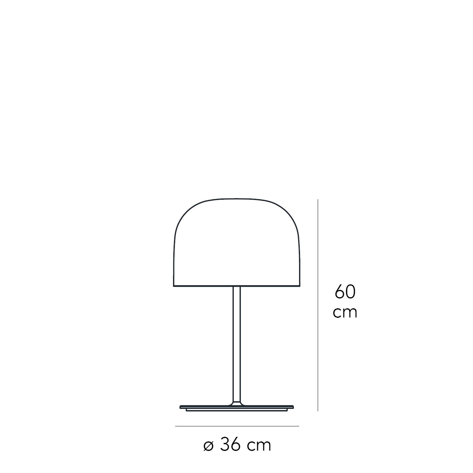 Металлическая настольная лампа FontanaArte экватор ARCH-00080179 - Вид №5