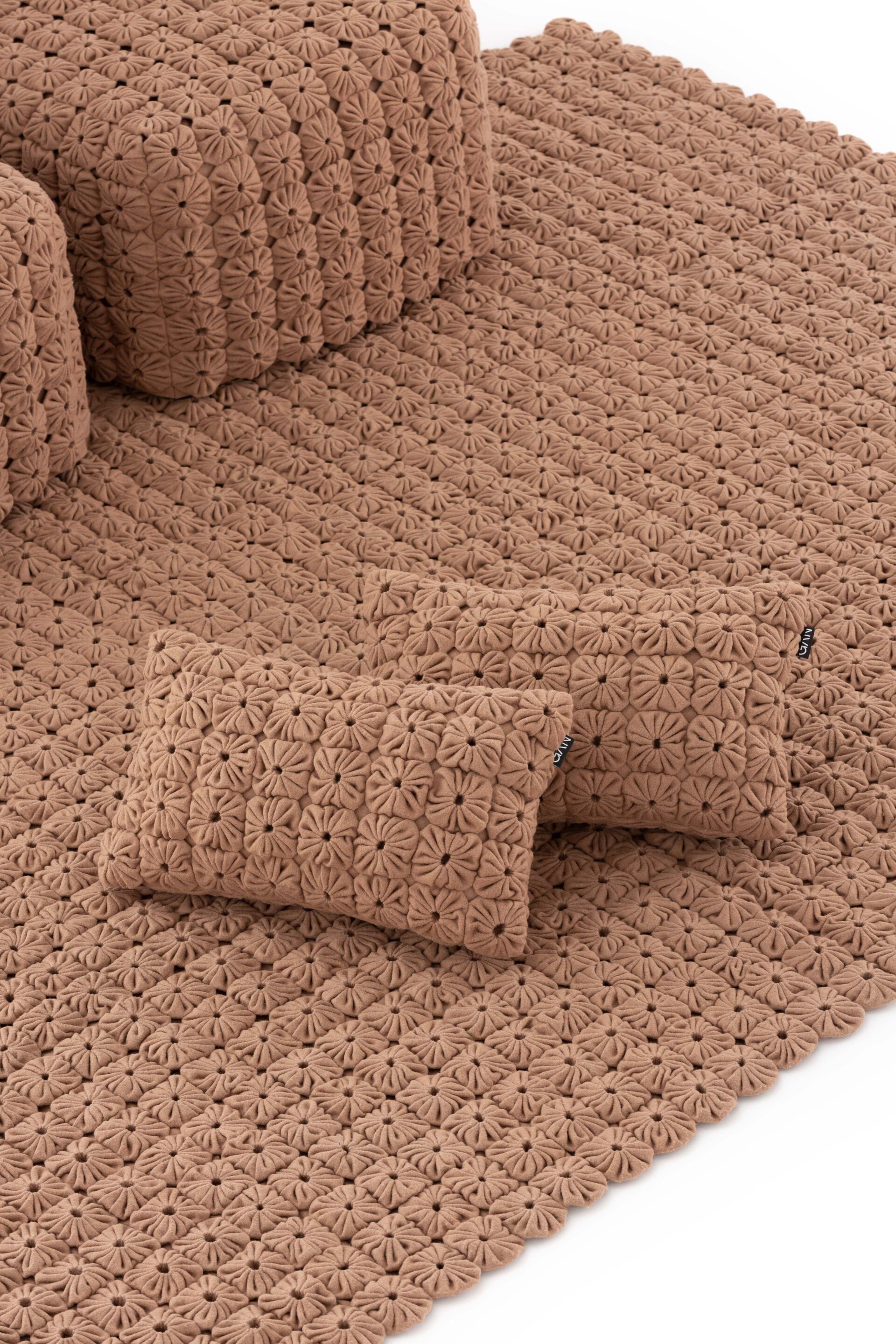 Съемный шерстяной пуфик GAN Momos ARCH-00144491 - Вид №12