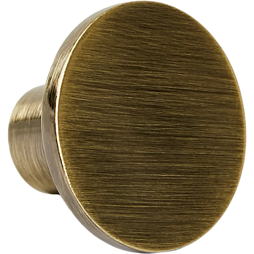 Мебельная ручка-кнопка Inspire «Аян» в бронзовом цвете 87837715 STLM-1005580