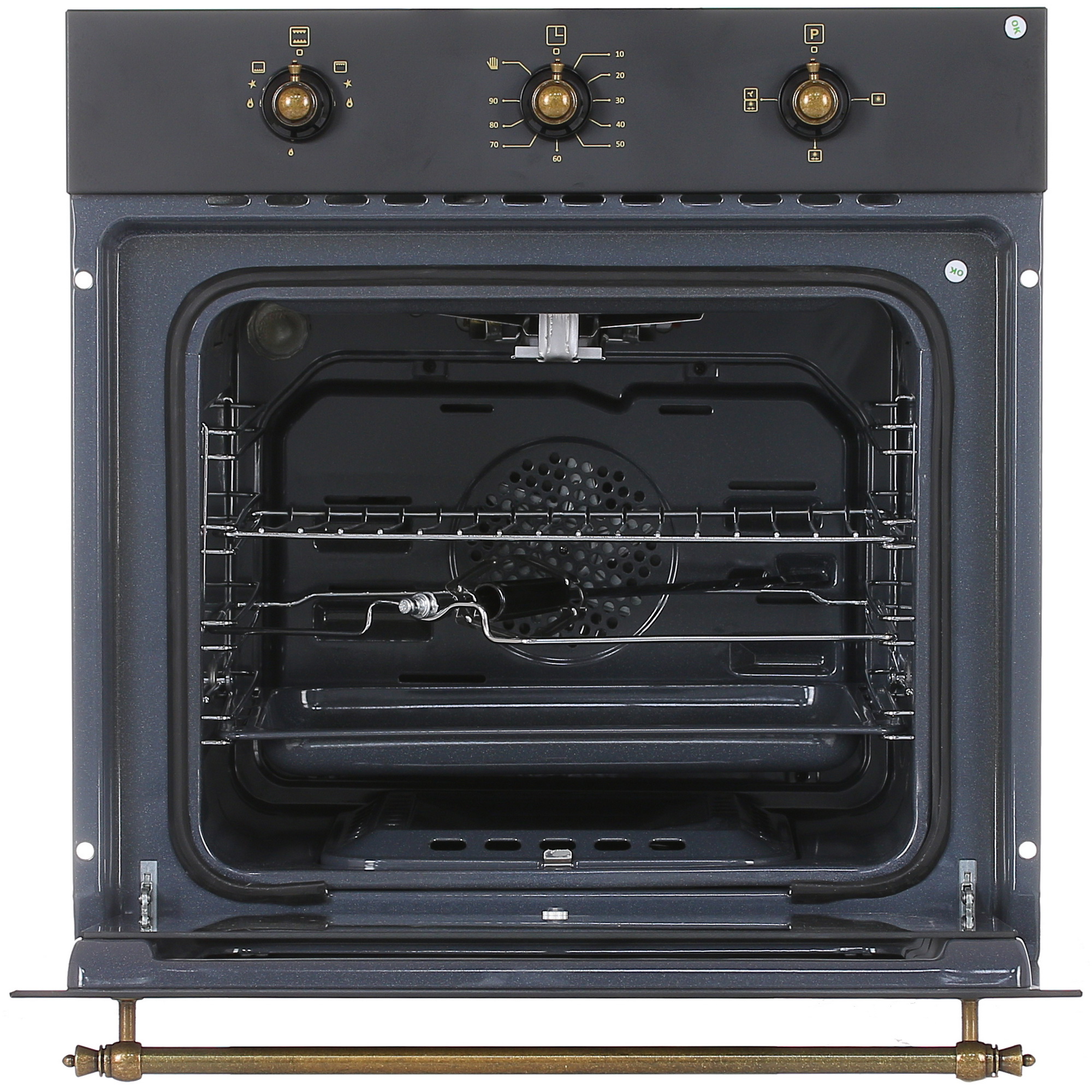 8167765 Газовый духовой шкаф MBS DG-607BL STDN-0042925 - Вид №6