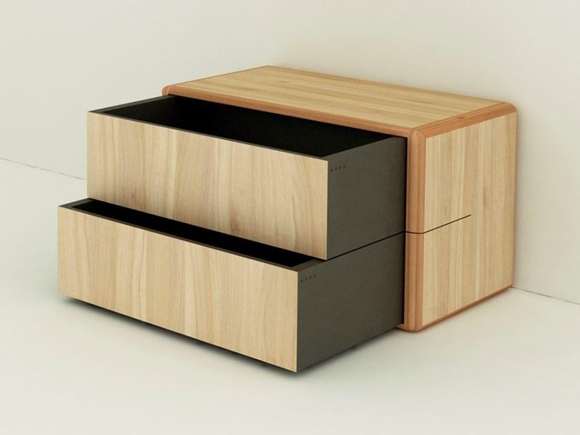 WUDA Прямоугольная тумбочка из дерева с ящиками Arca sun-id-1464668 - Вид №1