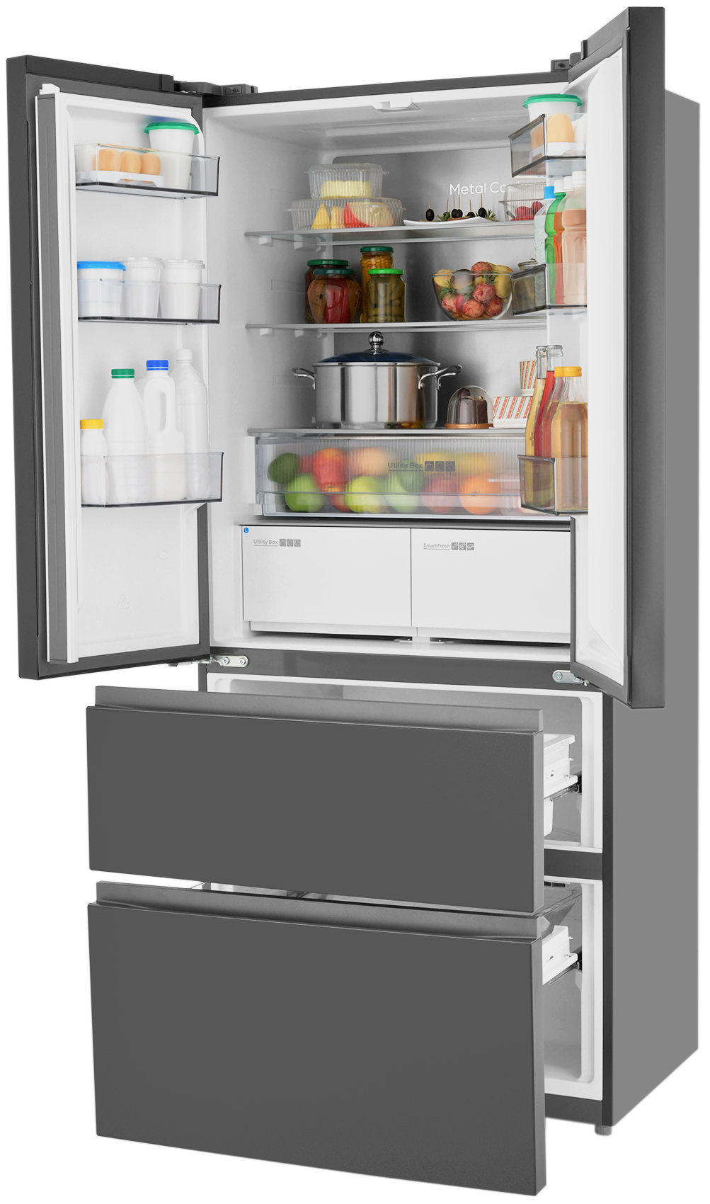 9235922 Холодильник многодверный   ZUGEL ZRFDI470XB Slot-In черный STDN-0091085 - Вид №10