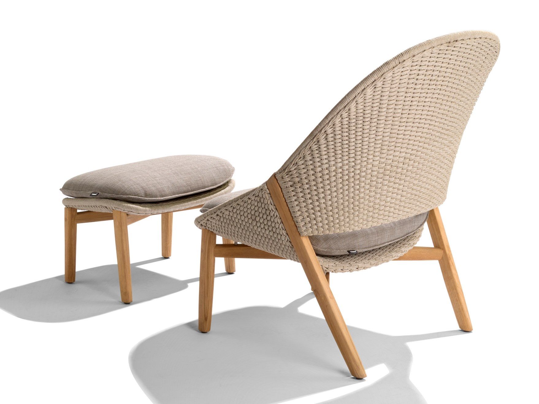 Подставка для ног из Tricord® и тика TRIBÙ Elio ARCH-00012145 - Вид №2