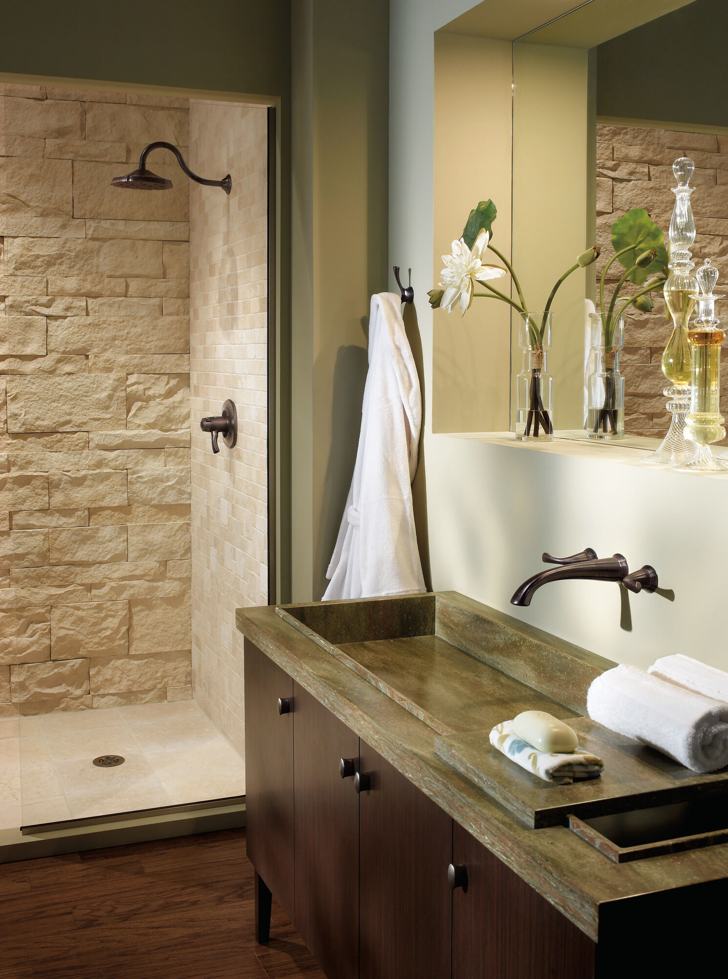 79735-RB Двойной крючок для халатов Delta Faucet Cassidy Венецианская бронза  - Вид №1