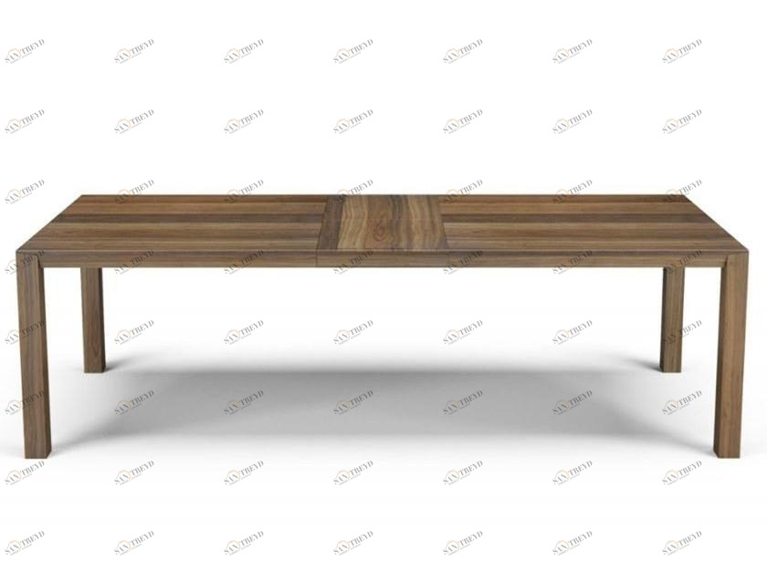 Huppé Раскладной прямоугольный обеденный стол из орехового дерева Fly 5387/8de - 5387/8e HUPPE