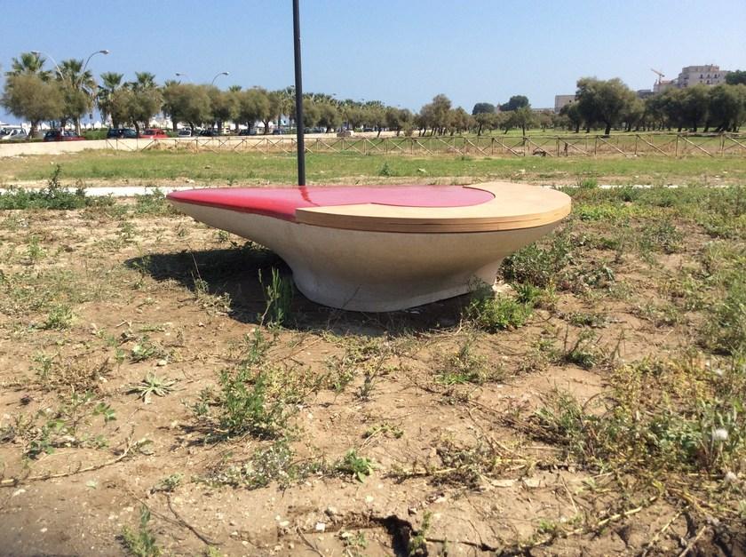 Manufatti Viscio Изогнутая скамья из реконструированного камня sun-id-1491143 - Вид №13