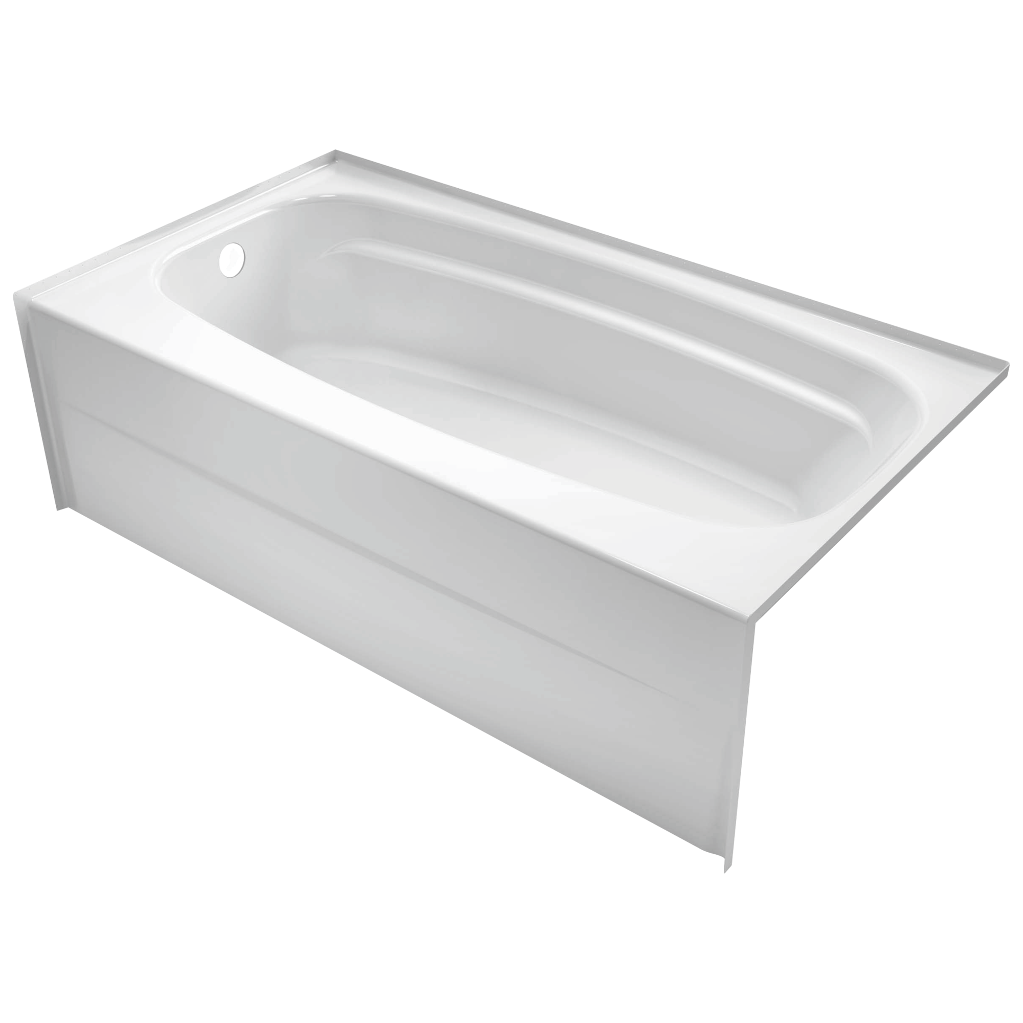 54 дюйма X 30 дюймов. Цельная ванна-левый слив Delta Faucet 245430AL04