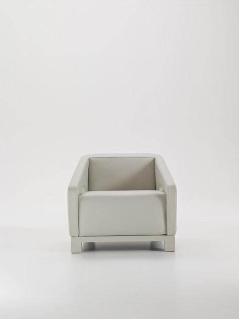 i 4 Mariani Мягкое кожаное кресло с подлокотниками Holly sun-id-1482289 - Вид №2