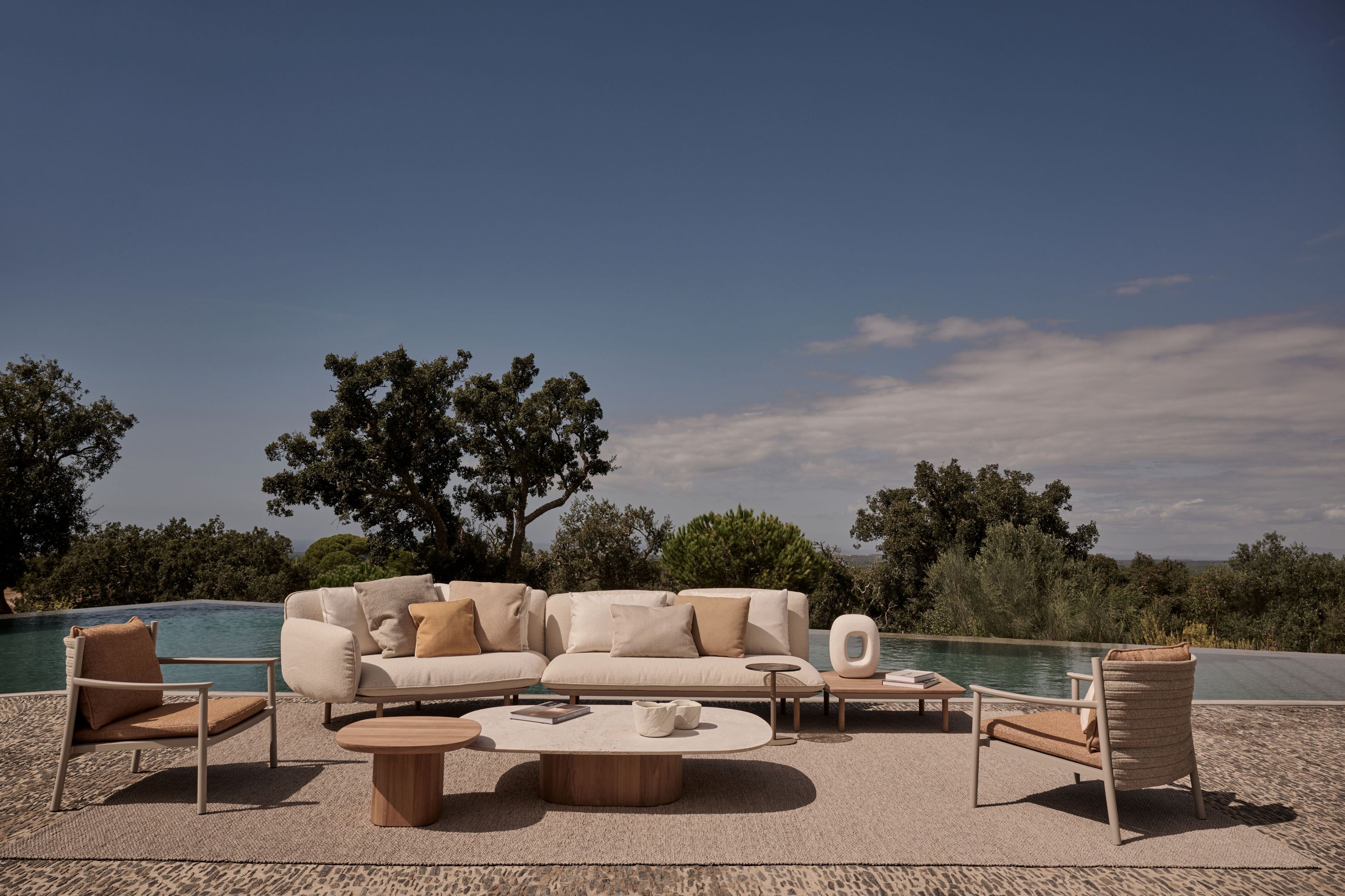 Низкий круглый садовый столик TRIBÙ Seren ARCH-00131155 - Вид №9