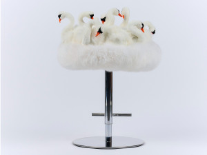 Регулируемая высота полиэстер мягкий стул