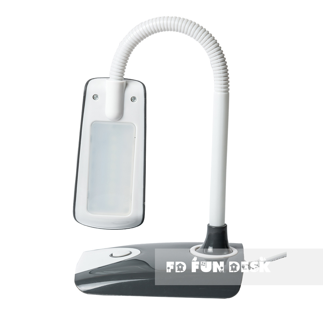 Лампа настольная светодиодная серая FunDesk LS2 grey FUNDESK  00-3948528 Серый Santreyd  - Вид №1