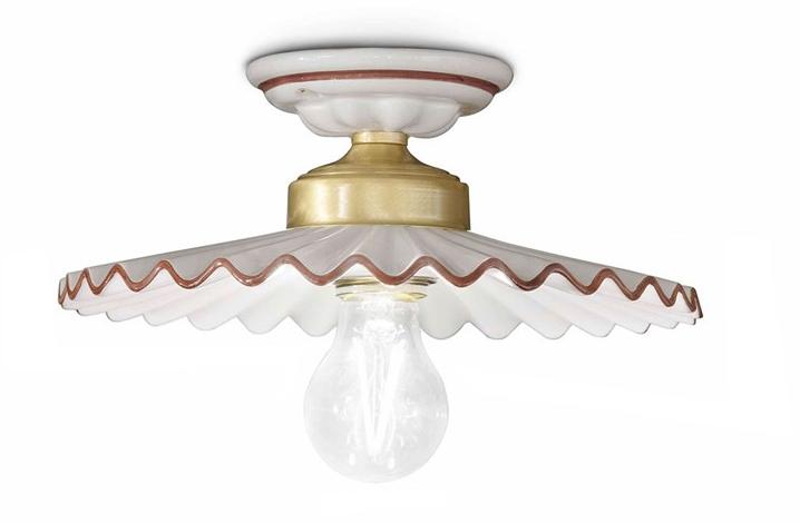 FERROLUCE Керамический потолочный светильник L'aquila C013/14 - c163 - Вид №1