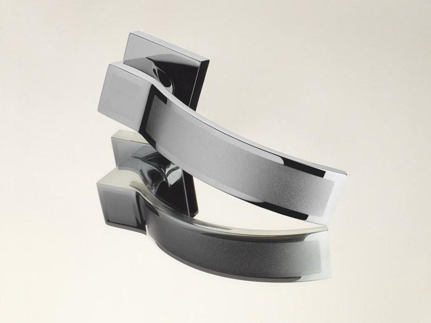 LINEA CALI' Ручка из хромированной латуни на розетке с замком Elios sun-id-1415147 - Вид №2