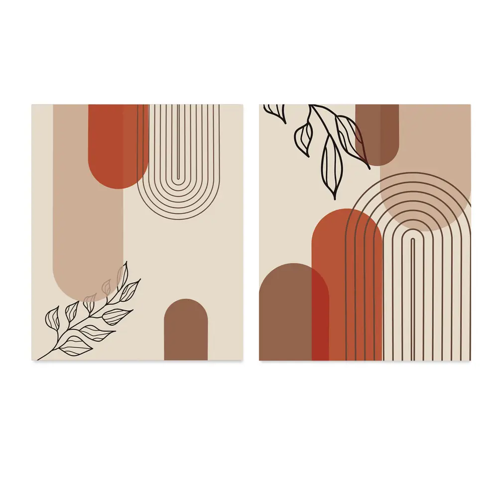 Постер-лайн Абстрактная композиция 80x50 см, набор 2 шт 89402389 STLM-1573546