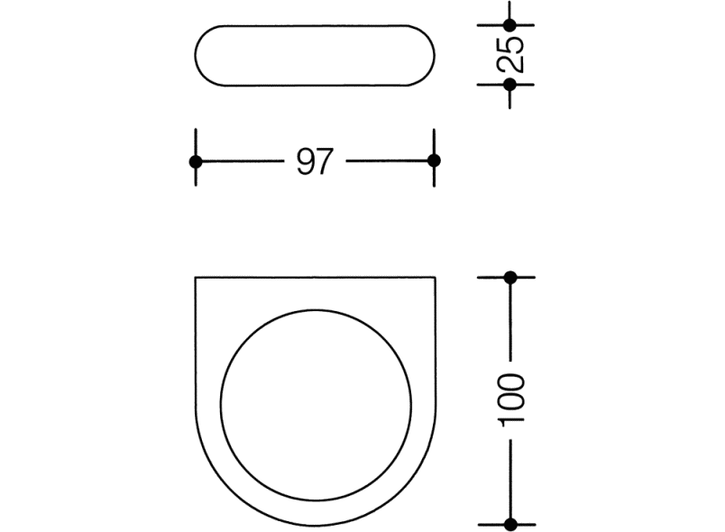 477.00D100 Держатель Active+ HEWI Serie 477/801  - Вид №4
