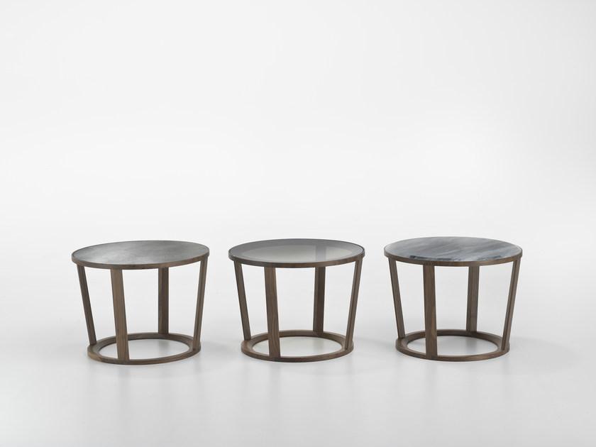 i 4 Mariani Низкий круглый кожаный журнальный столик Niky sun-id-1445186 - Вид №1