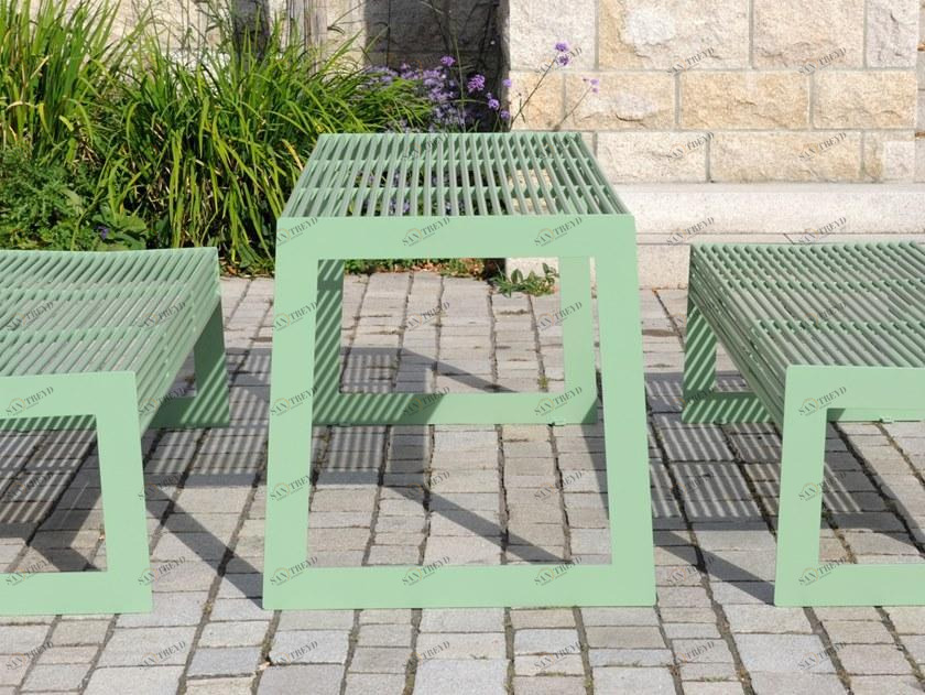 BENKERT BANKE Прямоугольный стол для общественных мест из нержавеющей стали Siardo sun-id-1365019