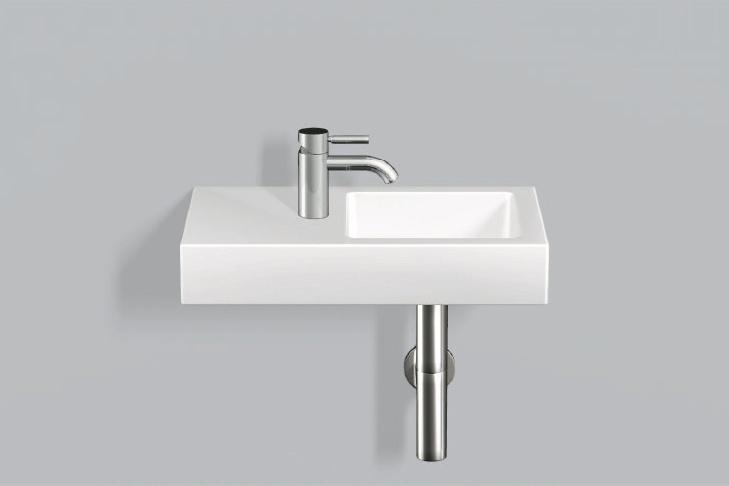 4280000400 Умывальник, wt.qs525h.r, белая, для простого ухода Alape серия Q 