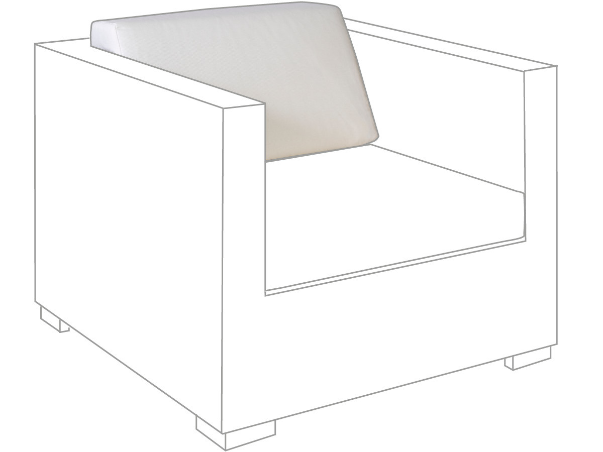 10.00.0708 Подушки для спинки кресла Outdoor Sunbrella ecru Mbm LONG ISLAND