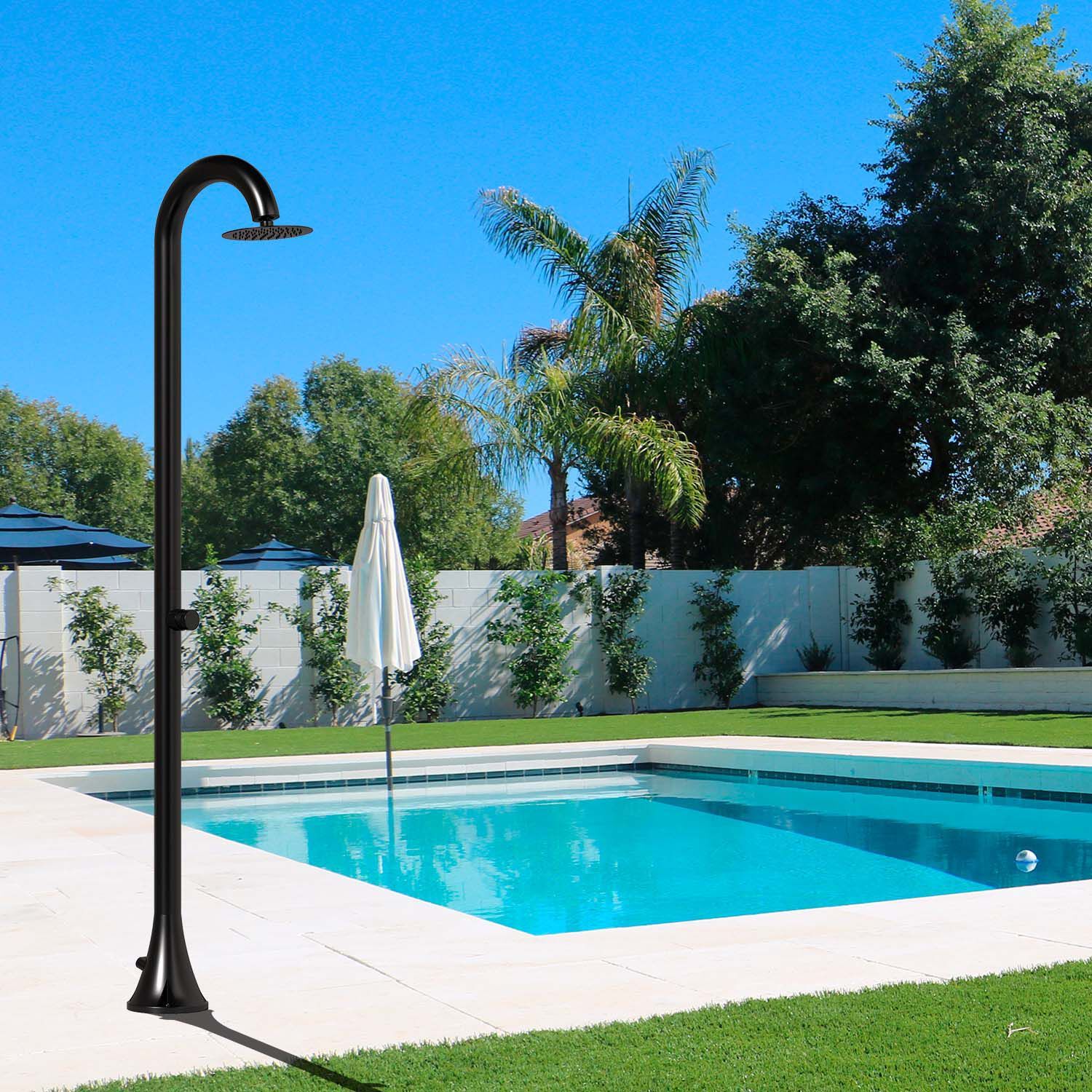 Открытый душ из нержавеющей стали с душем SINED LUNA TMP ARCH-00148186 - Вид №12