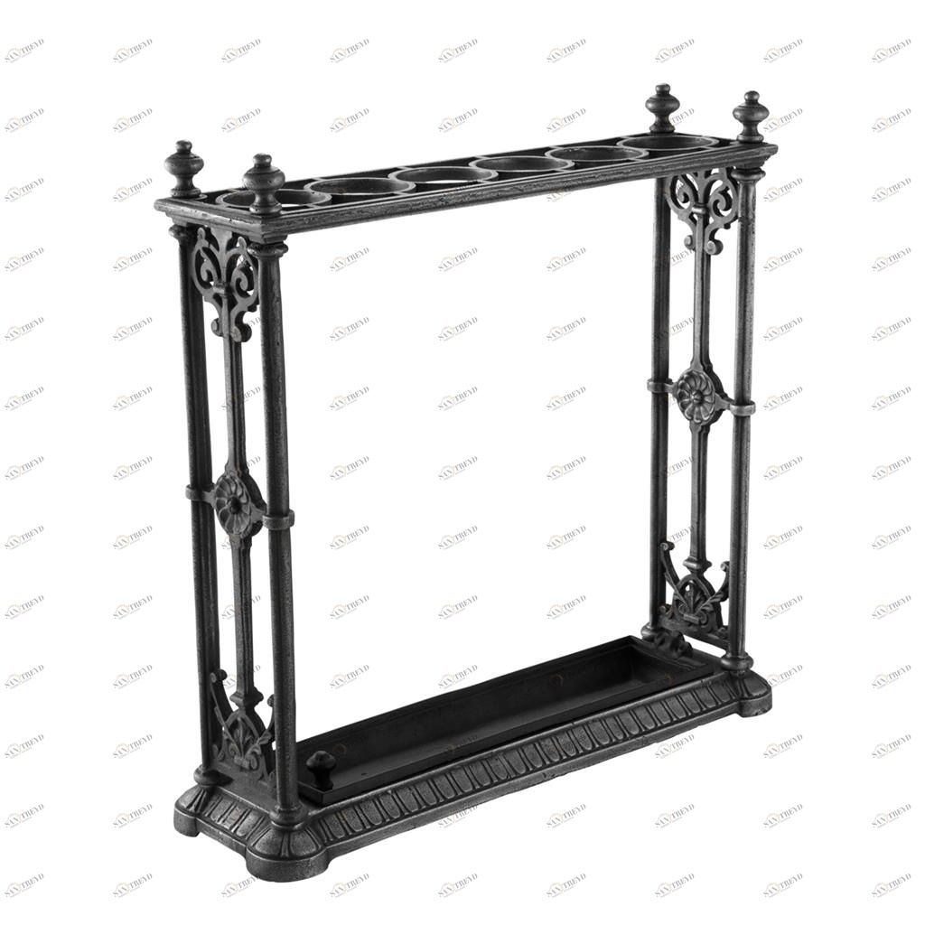 Подставка чугунная для зонтов и тростей 62,5х63,5 см графитовая Umbrella stand Citadel EICHHOLTZ  00-3883363 Черный 