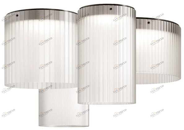 KUNDALINI Светодиодный потолочный светильник из дутого стекла sun-id-1449418