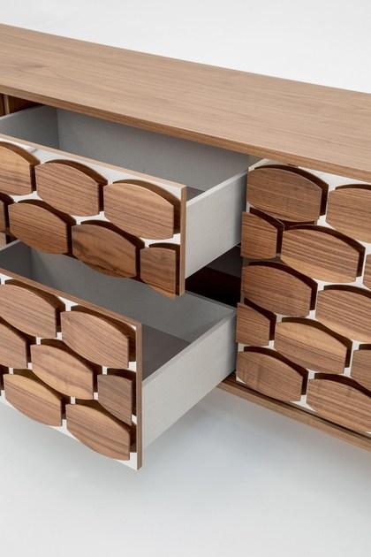 Tonin Casa Тумба под ТВ / буфет из фанерованной древесины Honey sun-id-1450536 - Вид №7