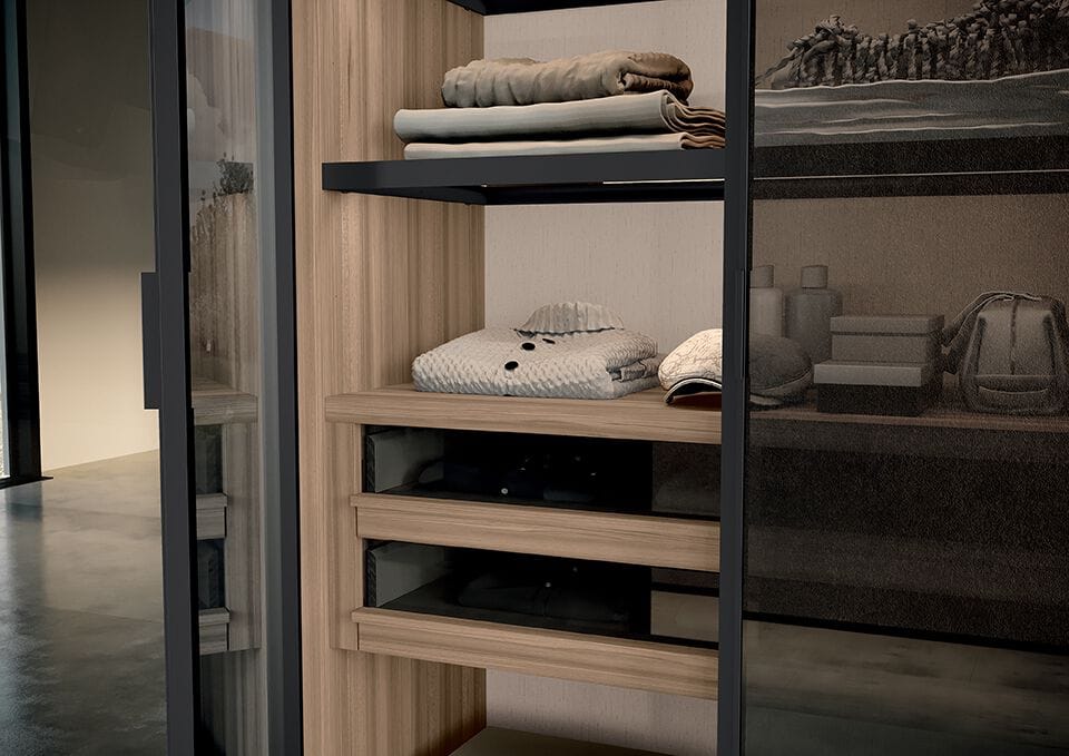 Стеклянный модульный шкаф Febal Casa ARCH-00090090