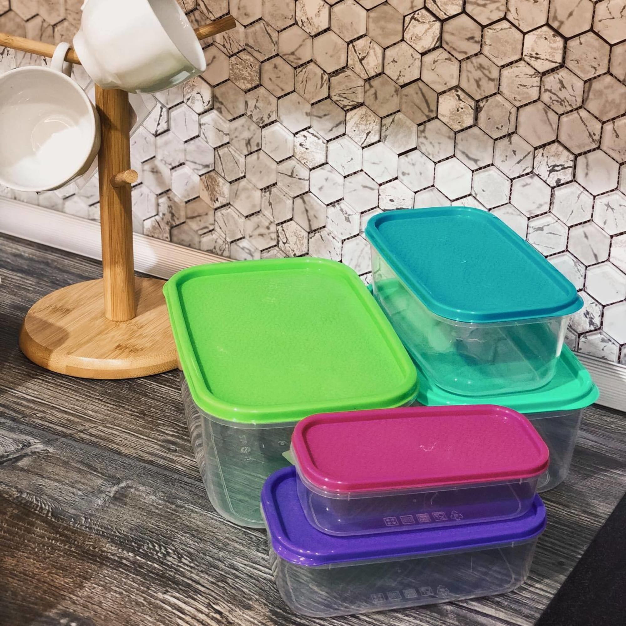 82407702 Набор контейнеров «Радуга», 5 шт Santreyd  - Вид №5