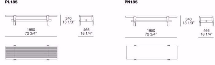 Poliform Скамейка из фанерованной древесины Home hotel sun-id-1504831 - Вид №6