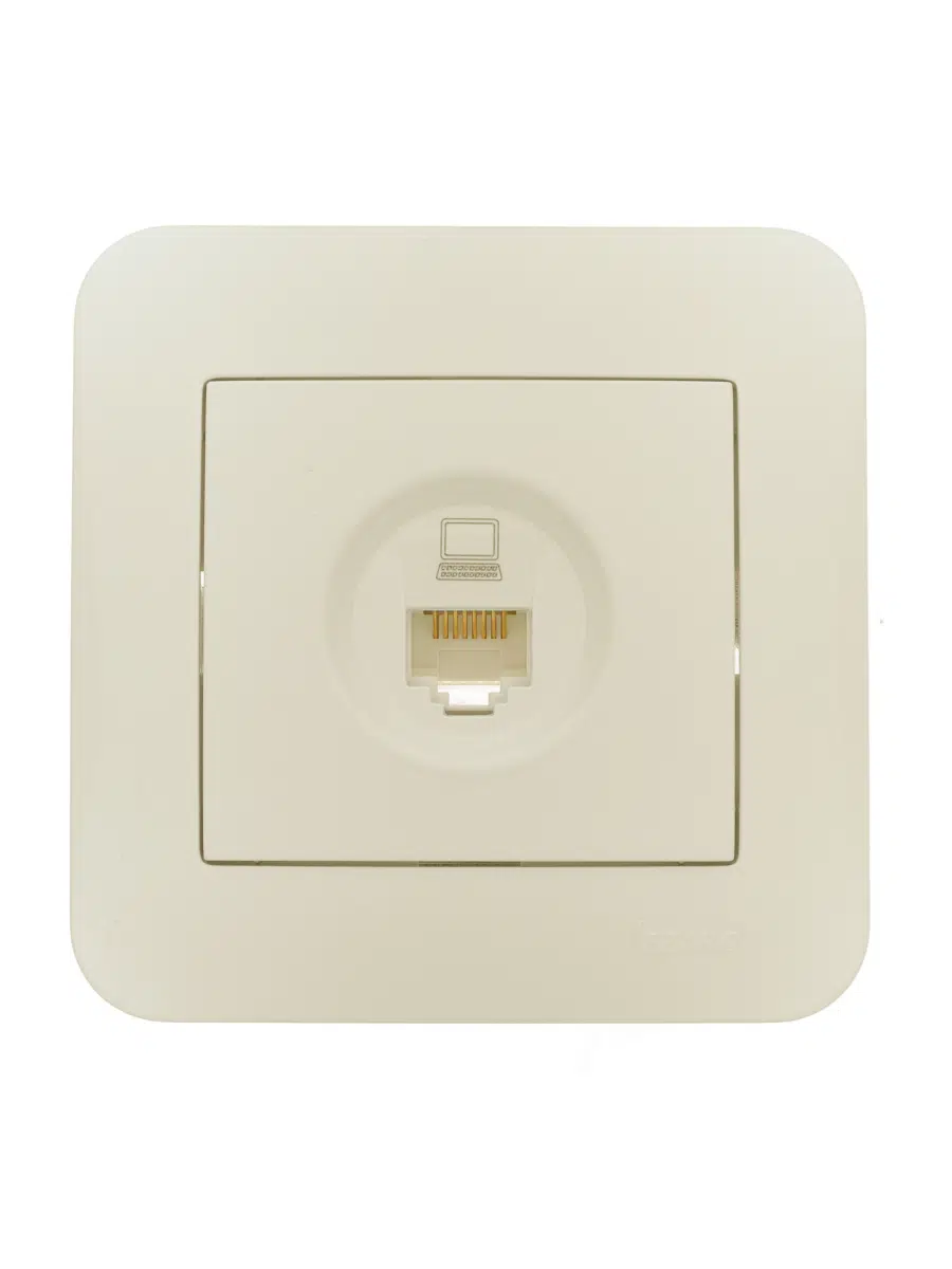 ASTI Розетка компьютерная крем LEZARD 7081-0303-139 - Вид №2
