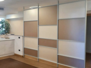 Алюминиевая модульная офисная перегородка