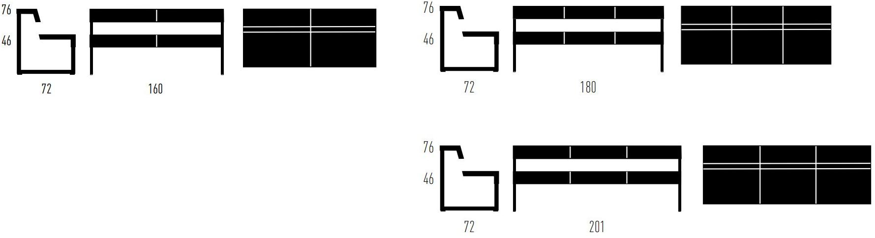 KFF Мягкая скамейка со спинкой sun-id-1502673 - Вид №2