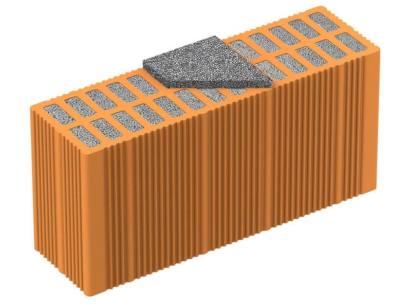 Теплоизоляционный кирпичный блок Fornaci Laterizi Danesi Normablok плюс CAM ARCH-00131230