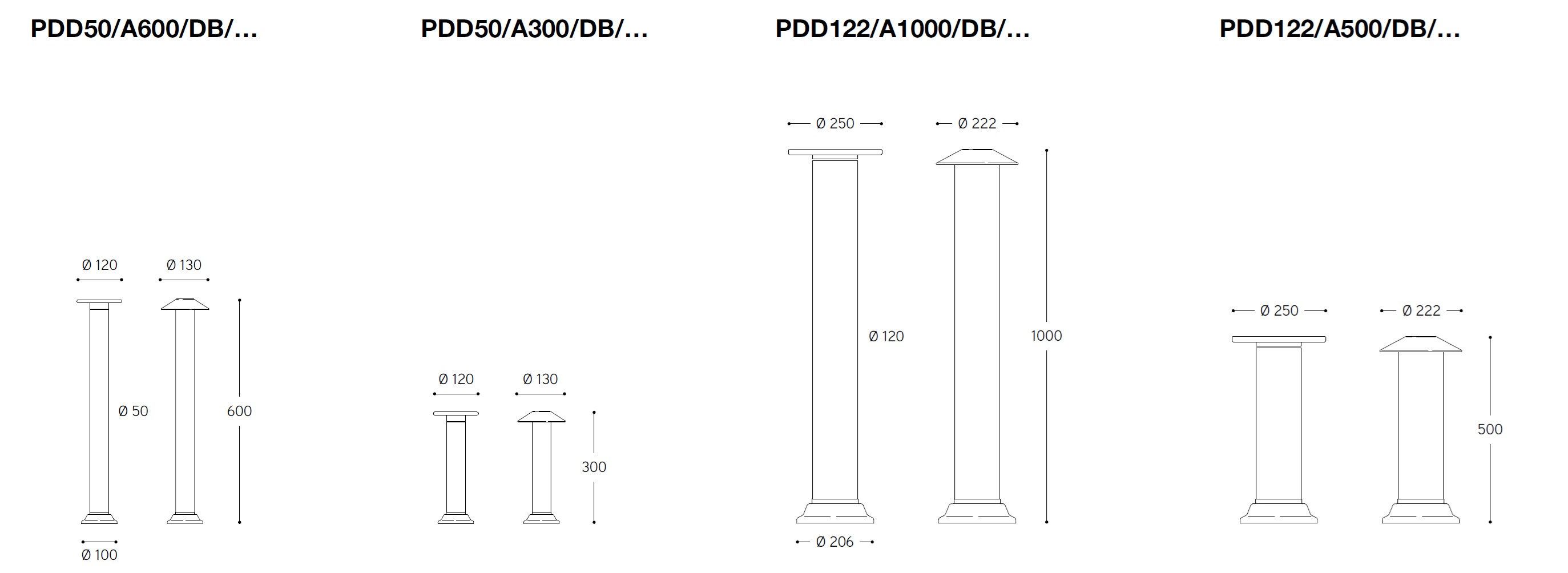 Латунный светодиодный световой столб Aldo Bernardi Pasdedeux ARCH-00109980 - Вид №2