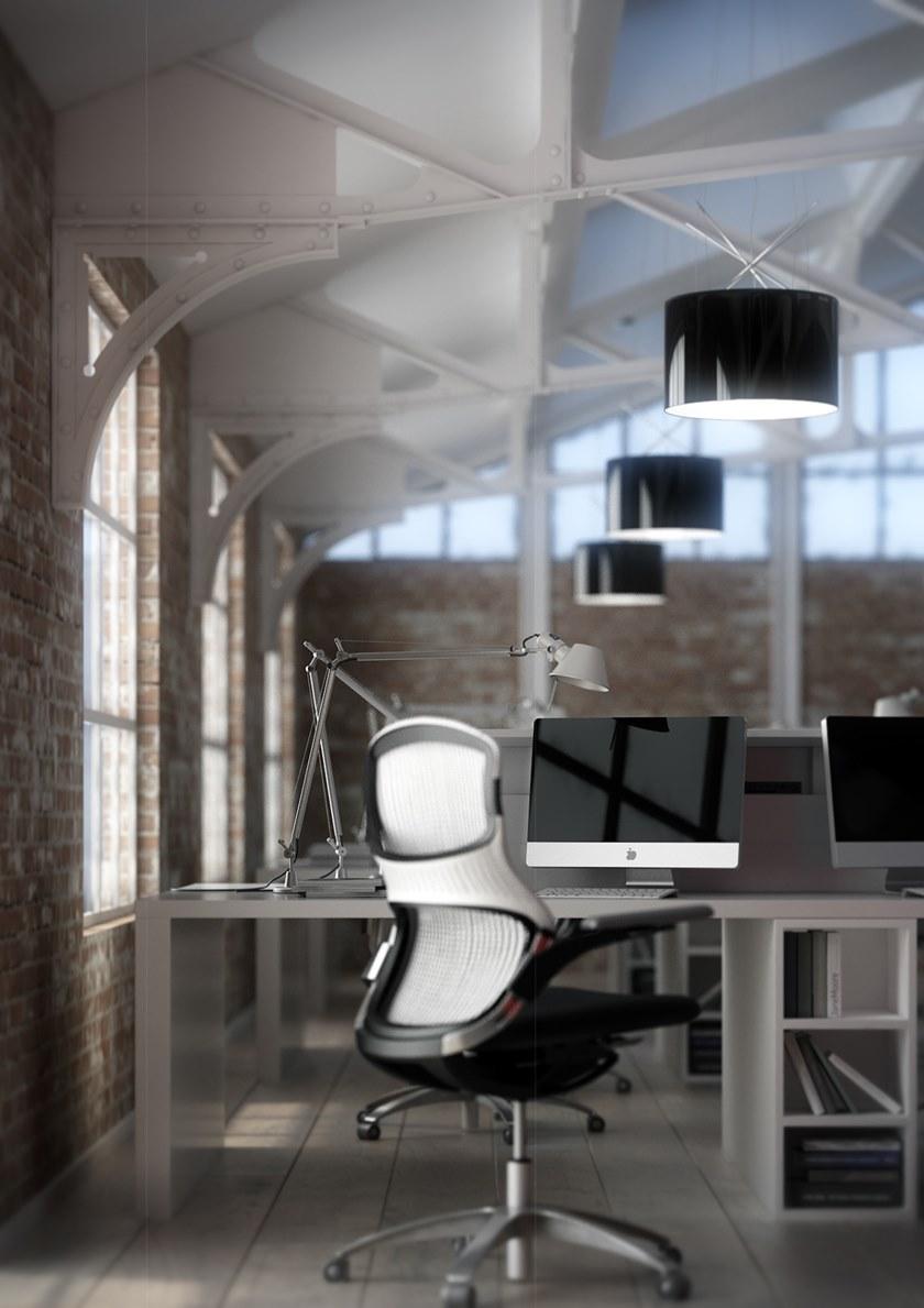 Elitable Стол из лакированного дерева с системой прокладки кабелей Star sun-id-1470038 - Вид №2