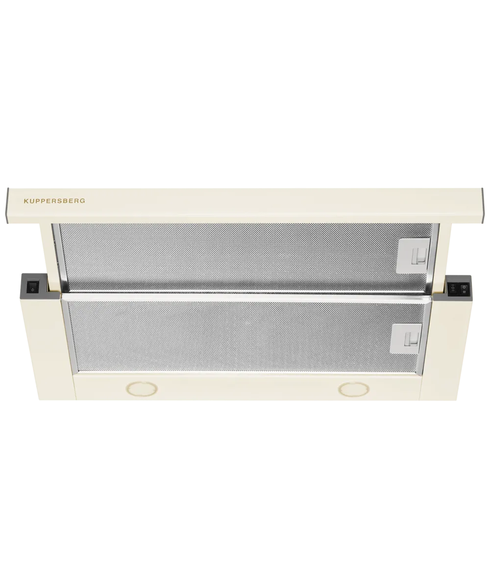 9121490 Вытяжка телескопическая Kuppersberg SLIMTURBO 60 C бежевый/бежевый STDN-0024181 - Вид №2