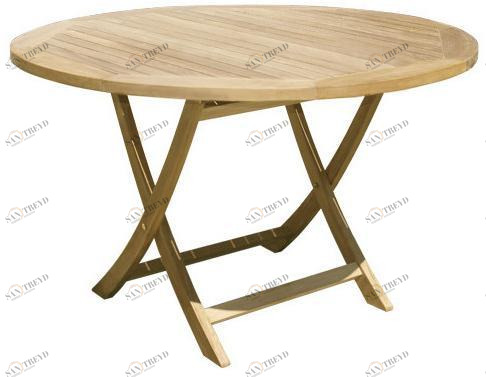 Il Giardino di Legno Складной круглый деревянный садовый стол  409 
