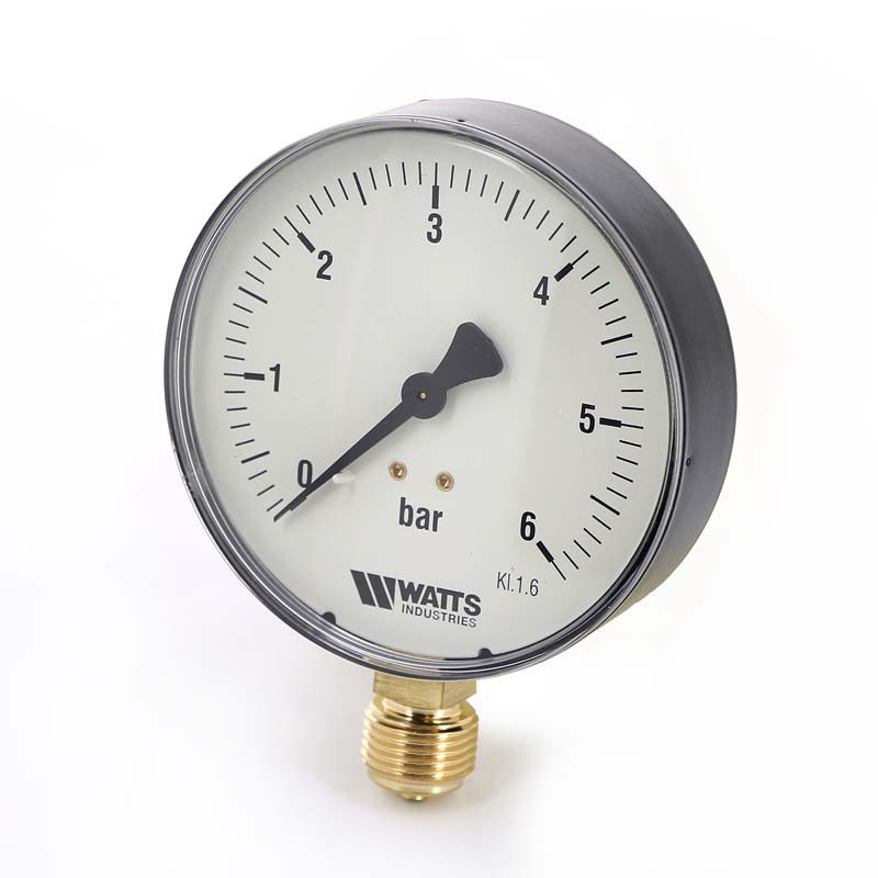 Манометр радиальный F+R200 1/2" 100 мм WATTS Ind 6 бар 10008077