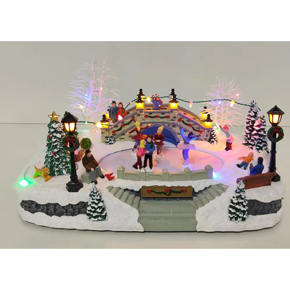 Рождественская деревня KREAFORTA Каток в парке STLM-2033577