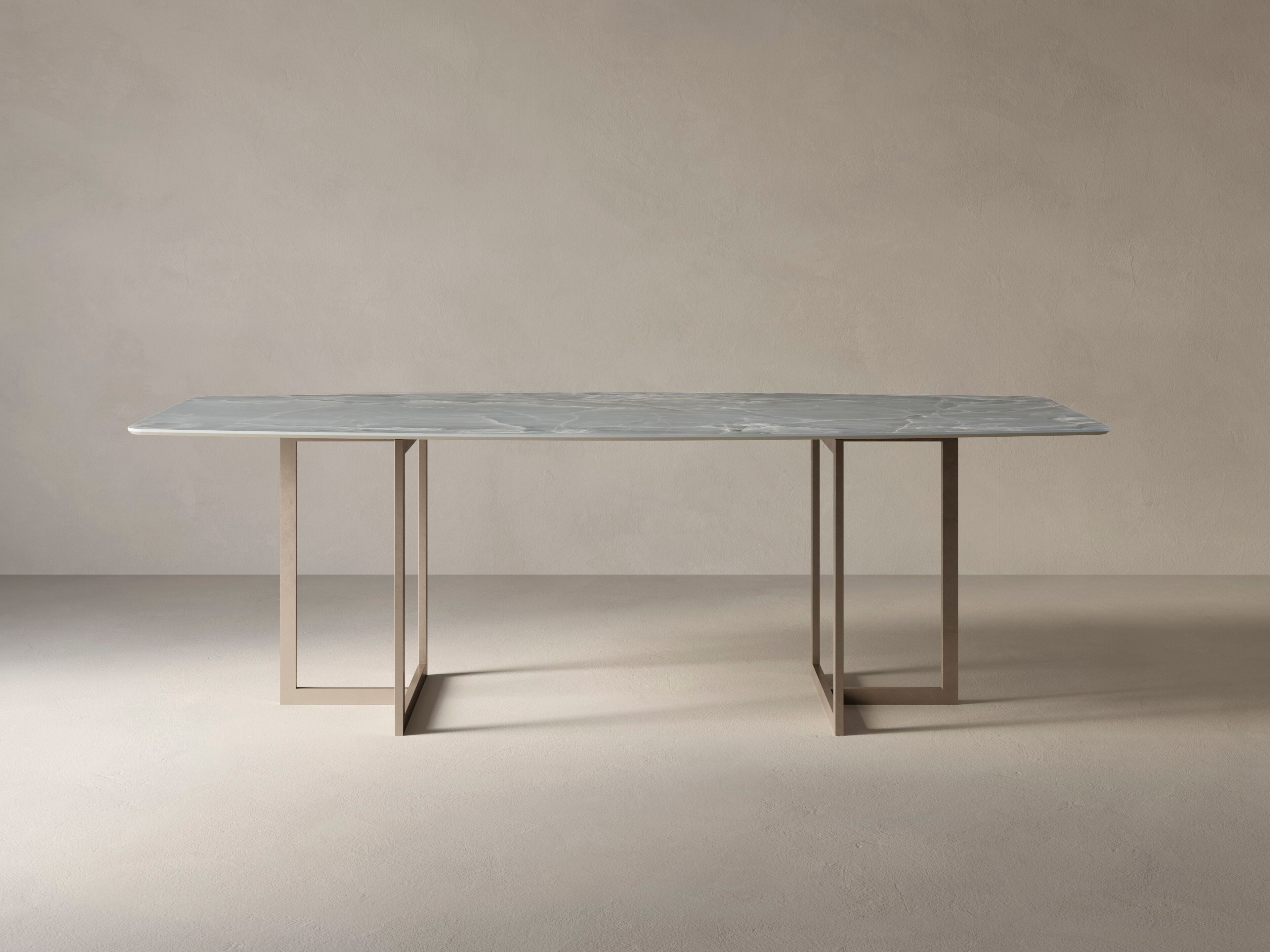 Прямоугольный садовый стол из керамогранита Casalgrande Padana Convivialis ARCH-00039089