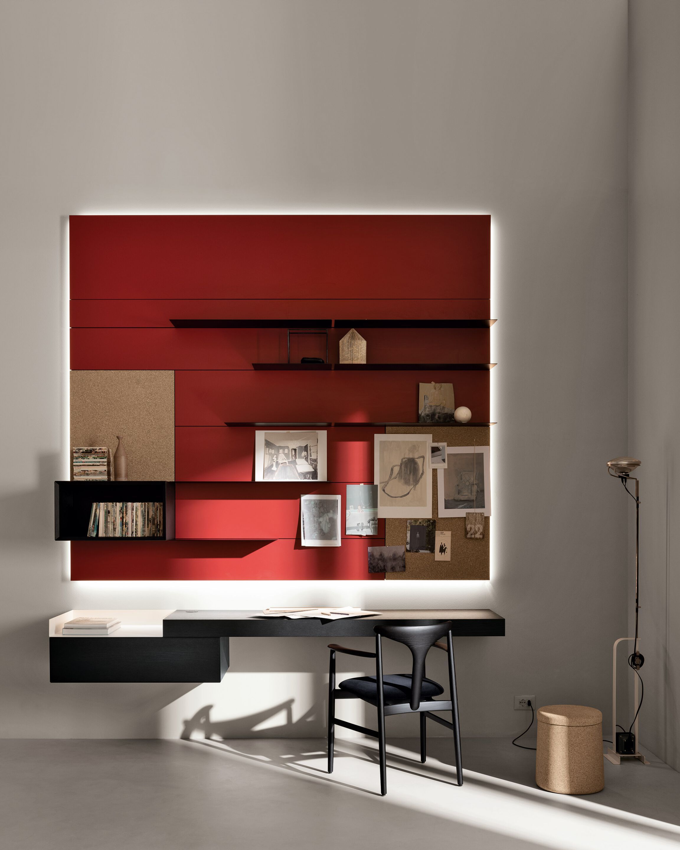 Обшивка из ткани, ламината и деревянных и металлических полок Kristalia Avenue ARCH-00090850 - Вид №21