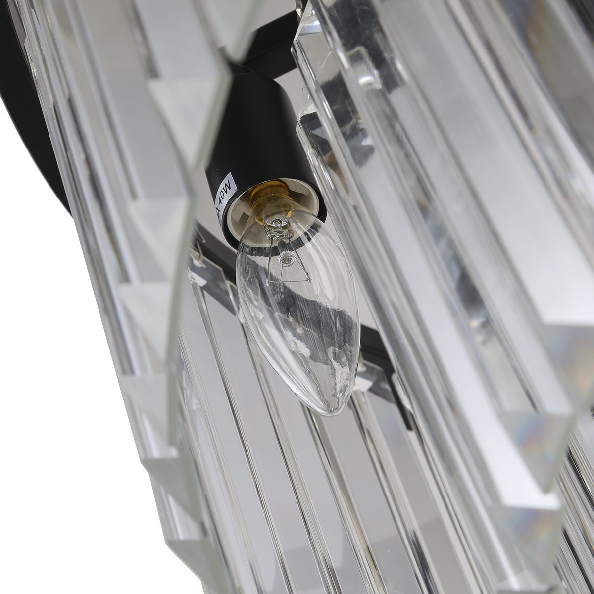 Подвесной светильник Odeon 10B black/clear от Delight Collection KR0387P-10B/clear DELIGHT COLLECTION ДИЗАЙНЕРСКИЕ 243629 Прозрачный;черный  - Вид №4