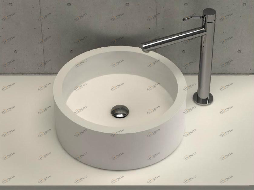 Crl0107 Накладная раковина на столешницу  овальная MOMA Design 