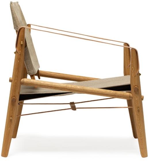 We Do Wood Кресло с подлокотниками из дерева и ткани  3070101  - Вид №3