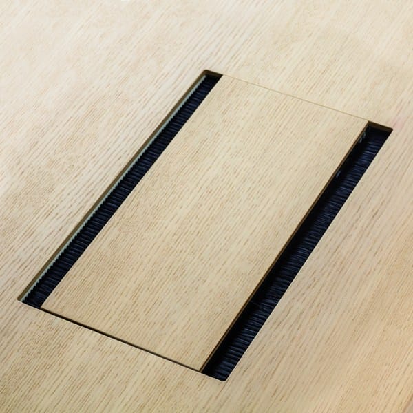 Прямоугольный стол для совещаний из алюминия и дерева Brunner FINA ARCH-00152210 - Вид №6