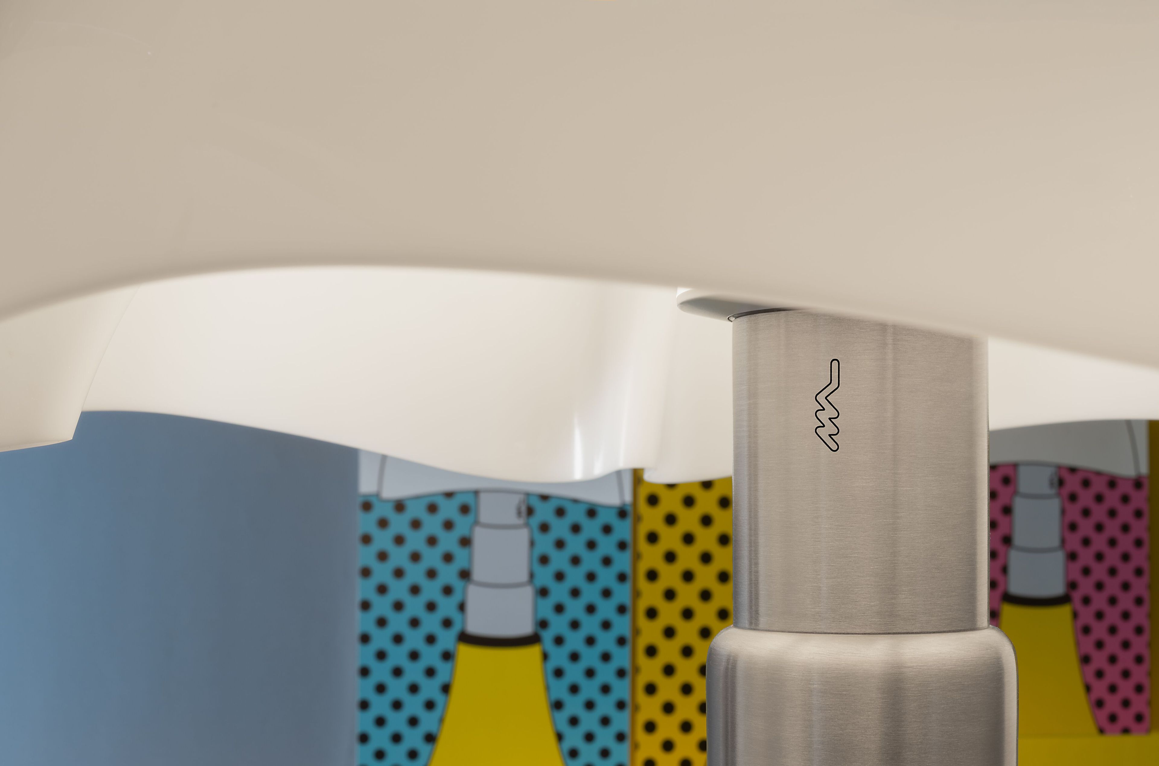 Стальная настольная лампа и метакрилатный абажур Martinelli Luce Летучая мышь ARCH-00087099 - Вид №1