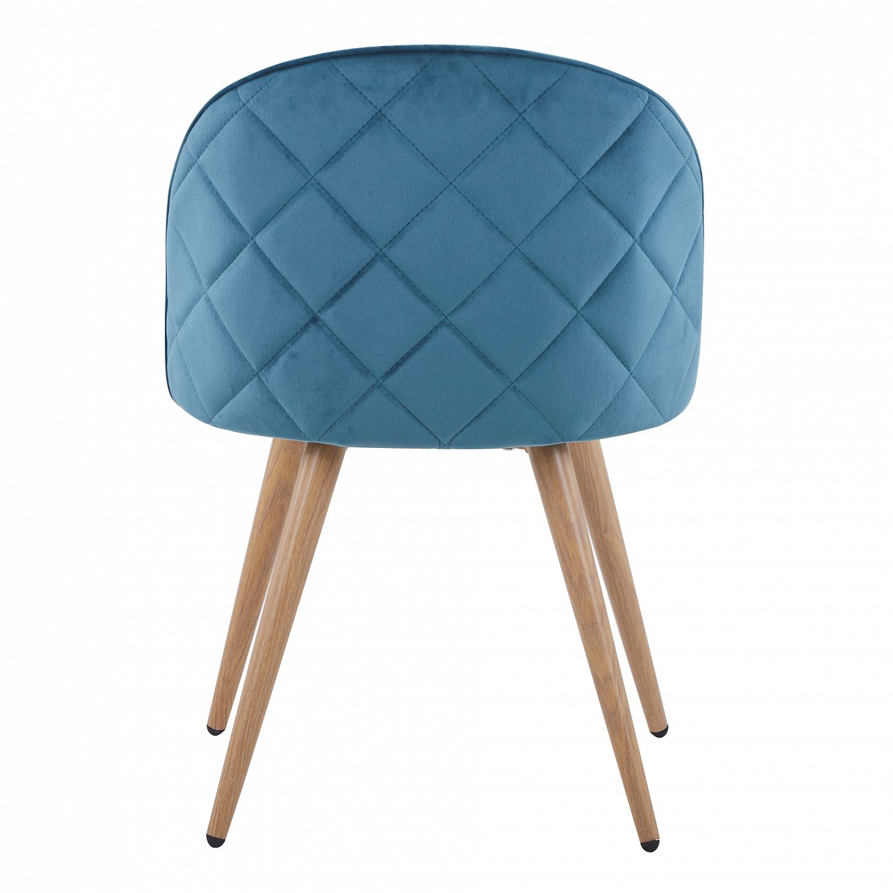 Стул с мягкой обивкой ярко-голубой с ромбами "Лион" STOOL GROUP ДИЗАЙНЕРСКИЕ 00-3881974 Голубой  - Вид №6