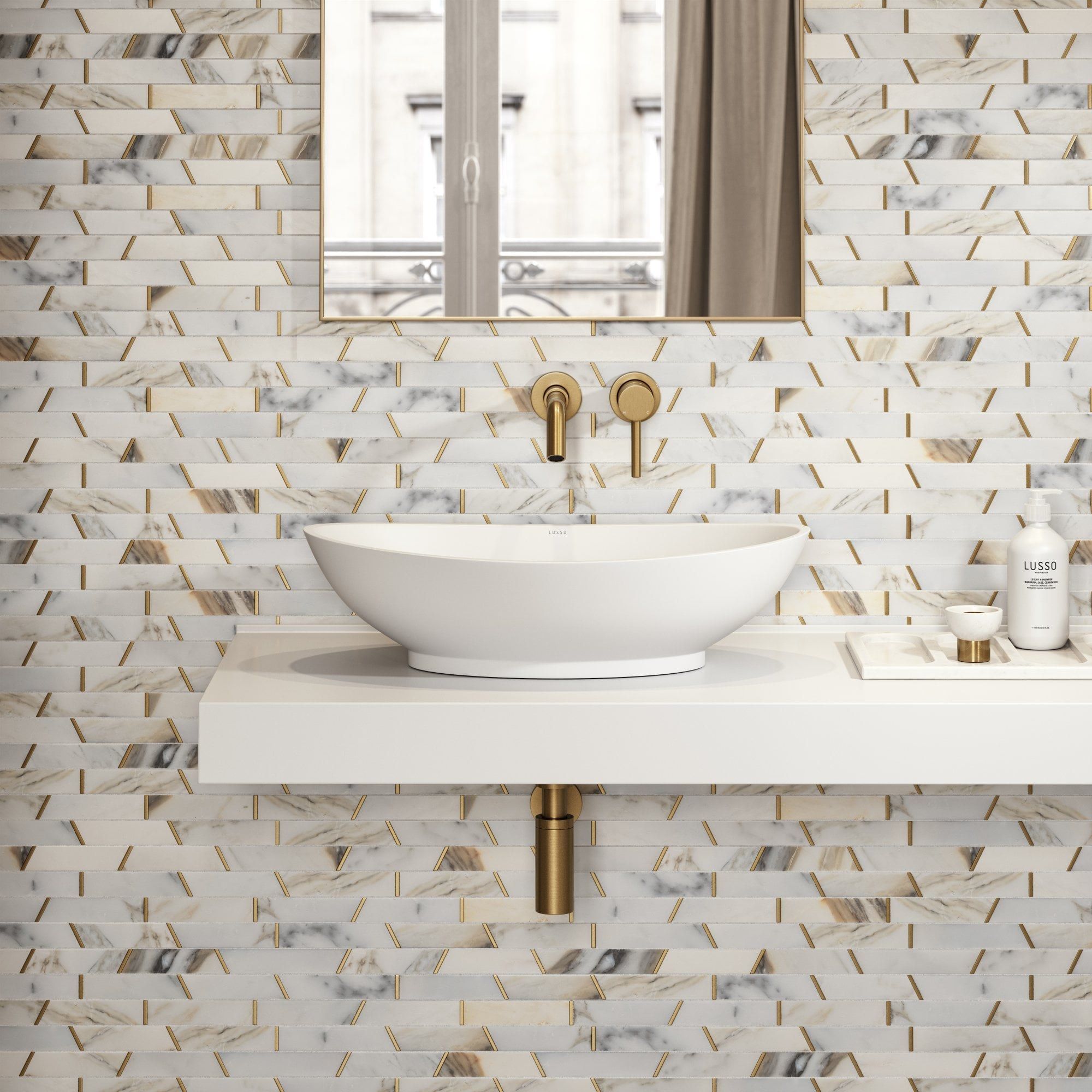 Овальная столешница из смолы LUSSO Oasis ARCH-00139422 - Вид №7